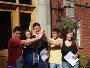 Ellesmere College Students celebrate GCSE success!