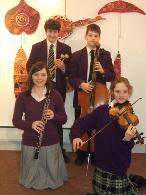 George Fradley, John Paul, Afra Ekert and Tabith Bardsley