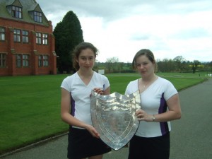 Ellesmere College Tennis Double Win U18 Midland Girls' Lawn Tennis Tournament