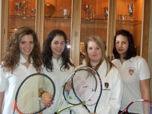 L-R Carolin Spink, Yasmin Rahbari, Olivia Dingwall Fordyce and Luana Nuna