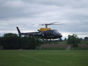 RAF Shawbury Station Commander visits Ellesmere