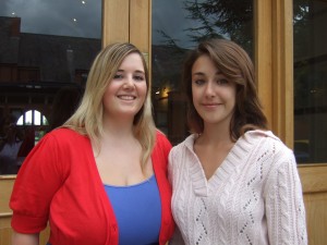 Photo of Catherine Wignall and Hannah Phillips