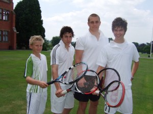 Boys Win North Shropshire U19 Tenis Tournament